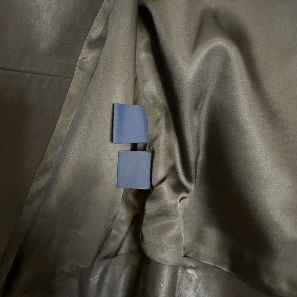 Ralph Lauren Dark Brown Leather Motorcycle Jacket - Picture 6 of 12